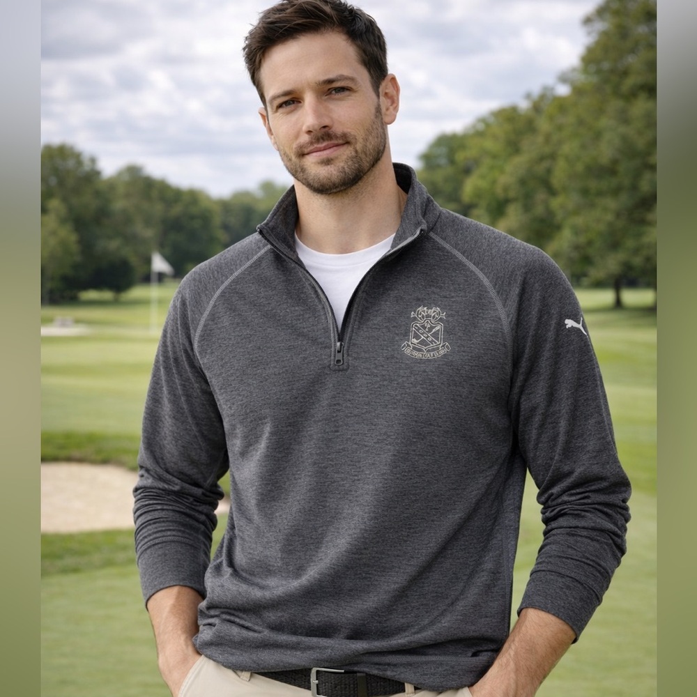 Men’s XL golf quarter zip. Puma.        Sharon Golf Club Quarter-Zip Top